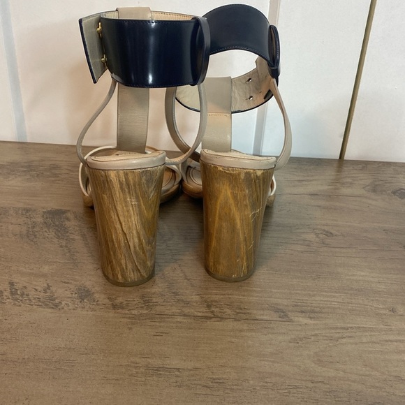 Hugo Boss | Women's Three-Tone Heeled Sandals - Made in Italy - 38/7.5 - Picture 6 of 7